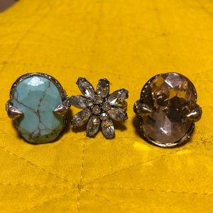 3 Fossil statement rings